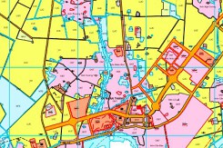 Bản đồ quy hoạch sử dụng đất thị trấn Nhân Thắng, huyện Gia Bình, tỉnh Bắc Ninh