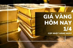 Giá vàng hôm nay 1/4: Vàng miếng SJC, vàng nhẫn đua nhau lập đỉnh 102,6 triệu đồng/lượng