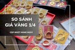 So sánh giá vàng 1/4: Vàng miếng SJC, vàng nhẫn trơn đồng loạt phá đỉnh lịch sử