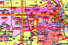 Bản đồ quy hoạch sử dụng đất thị trấn Tân Thanh, huyện Thanh Liêm, tỉnh Hà Nam