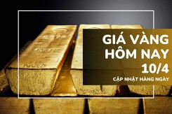 Giá vàng hôm nay 10/4: Vàng SJC, vàng nhẫn tăng sốc gần 4 triệu, lập đỉnh sát 104 triệu đồng/lượng