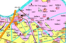 Bản đồ quy hoạch giao thông xã Ngọc Lũ, huyện Bình Lục, tỉnh Hà Nam
