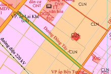 Đường sẽ mở ở xã Lai Hưng, Bàu Bàng, Bình Dương