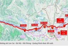 Dự kiến hơn 240.000 tỷ đồng làm đường sắt Lào Cai - Quảng Ninh