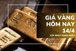Giá vàng hôm nay 14/4: Ngược chiều thế giới, vàng miếng SJC tăng vọt tới 1,8 triệu đồng/lượng