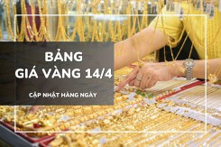 Bảng giá vàng ngày 14/4: Vàng SJC, nhẫn trơn và nữ trang 24K đua nhau lập đỉnh