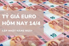 Tỷ giá euro hôm nay 14/4: Bật tăng mạnh tại các ngân hàng