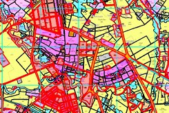 Bản đồ quy hoạch giao thông thị trấn Thổ Tang, huyện Vĩnh Tường, tỉnh Vĩnh Phúc