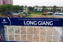 Long Giang khởi động dự án TTTM, văn phòng ở KĐT Việt Hưng