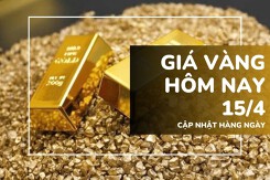 Giá vàng hôm nay 15/4: Vàng SJC tiến gần mốc 108 triệu đồng/lượng