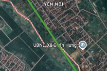 Đường sẽ mở ở xã Chấn Hưng, huyện Vĩnh Tường, tỉnh Vĩnh Phúc