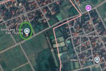Đất có quy hoạch ở xã Tân Phú, huyện Vĩnh Tường, tỉnh Vĩnh Phúc