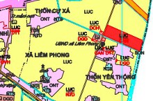 Bản đồ quy hoạch sử dụng đất xã Liêm Phong, huyện Thanh Liêm, tỉnh Hà Nam