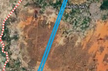 Đường sẽ mở ở xã Phước Hải, huyện Ninh Phước, tỉnh Ninh Thuận