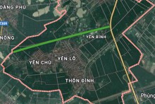 Đường sẽ mở ở xã Yên Bình, huyện Vĩnh Tường, tỉnh Vĩnh Phúc