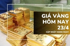 Giá vàng hôm nay 23/4: Vàng SJC đạt 122 triệu đồng/lượng, nhẫn trơn vọt hơn 3 triệu