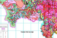 Bản đồ quy hoạch sử dụng đất TP Phổ Yên, tỉnh Thái Nguyên