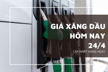 Giá xăng dầu hôm nay 24/4 nhích nhẹ sau khi giảm 2% do khả năng tăng sản lượng OPEC+