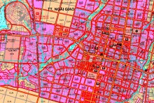 Bản đồ quy hoạch giao thông thị trấn Ngãi Giao, huyện Châu Đức, tỉnh Bà Rịa - Vũng Tàu