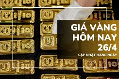 Giá vàng hôm nay 26/4: Vàng SJC giảm 1 triệu đồng, lùi về mốc 121 triệu đồng/lượng