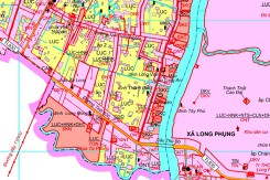 Bản đồ quy hoạch giao thông xã Long An, huyện Cần Giuộc, tỉnh Long An thời kỳ 2021 - 2030