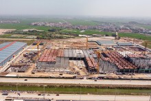 KCN Nam Sơn - Hạp Lĩnh, Bắc Ninh tấp nập xây dựng nhà máy