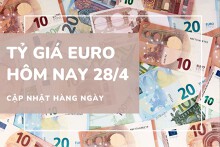 Tỷ giá euro hôm nay 28/4: Biến động trái chiều tại ngân hàng và chợ đen