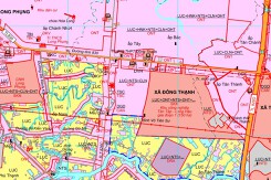Bản đồ quy hoạch sử dụng đất xã Đông Thạnh, huyện Cần Giuộc, tỉnh Long An thời kỳ 2021 - 2030