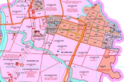 Bản đồ quy hoạch giao thông xã Long Hậu, huyện Cần Giuộc, tỉnh Long An thời kỳ 2021 - 2030