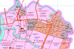 Bản đồ quy hoạch sử dụng đất xã Long Hậu, huyện Cần Giuộc, tỉnh Long An thời kỳ 2021 - 2030