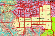 Bản đồ quy hoạch giao thông xã Xuân Sơn, huyện Châu Đức, tỉnh Bà Rịa - Vũng Tàu
