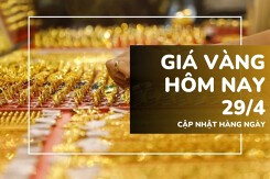 Giá vàng hôm nay 29/4: Vàng nhẫn trơn và 24K bật tăng mạnh tới 1 triệu đồng/lượng