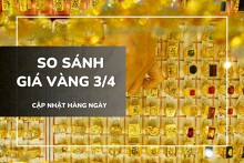 So sánh giá vàng 3/4: Vàng SJC và nhẫn trơn bứt phá, cùng thiết lập kỷ lục mới