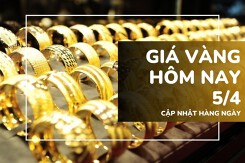 Giá vàng hôm nay 5/4: Thế giới giảm hơn 3%, trong nước lao dốc hơn 2 triệu đồng/lượng