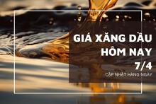 Giá xăng dầu hôm nay 7/4 nối dài chuỗi giảm giá từ tuần trước