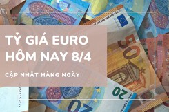 Tỷ giá euro hôm nay 8/4: Đồng loạt giảm tại nhiều ngân hàng