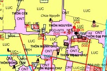 Bản đồ quy hoạch giao thông xã An Đổ, huyện Bình Lục, tỉnh Hà Nam