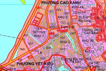 Bản đồ quy hoạch giao thông phường Cao Xanh, thành phố Hạ Long, tỉnh Quảng Ninh
