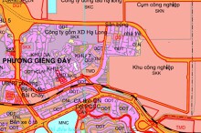 Bản đồ quy hoạch giao thông phường Giếng Đáy, thành phố Hạ Long, tỉnh Quảng Ninh