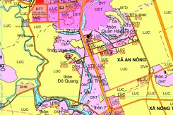 Bản đồ quy hoạch giao thông xã An Nông, huyện Triệu Sơn, tỉnh Thanh Hoá