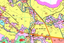 Bản đồ quy hoạch sử dụng đất xã Dân Lực, huyện Triệu Sơn, tỉnh Thanh Hoá