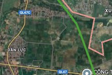 Đường sẽ mở ở xã Dân Lực, huyện Triệu Sơn, tỉnh Thanh Hoá