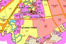 Bản đồ quy hoạch sử dụng đất xã Đồng Thắng, huyện Triệu Sơn, tỉnh Thanh Hoá