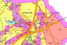 Bản đồ quy hoạch sử dụng đất xã Đồng Tiến, huyện Triệu Sơn, tỉnh Thanh Hoá