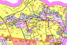 Bản đồ quy hoạch sử dụng đất xã Dân Quyền, huyện Triệu Sơn, tỉnh Thanh Hoá