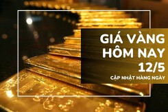 Giá vàng hôm nay 12/5: Vàng SJC và nhẫn trơn cùng 'bốc hơi' 1 triệu đồng/lượng