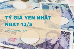 Tỷ giá yen Nhật hôm nay 12/5, ngân hàng và chợ đen tiếp đà giảm