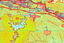 Bản đồ quy hoạch giao thông xã Dân Chủ, thành phố Hạ Long, tỉnh Quảng Ninh