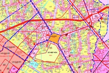 Bản đồ quy hoạch giao thông xã Hiệp Hòa, huyện Đức Hòa, tỉnh Long An thời kỳ 2021 - 2030