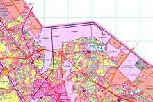 Bản đồ quy hoạch sử dụng đất xã Tân Mỹ, huyện Đức Hòa, tỉnh Long An thời kỳ 2021 - 2030